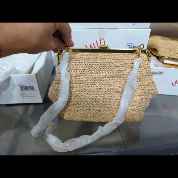 MUST SELL - NIB/NWT! Mark Cross Susanna Raffia Shoulder Bag - MSRP $2200 - Picture 13 of 13
